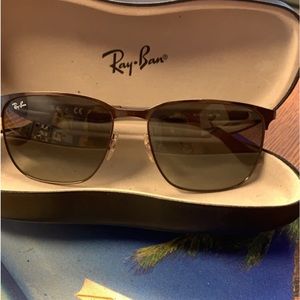 Ray-Ban rb3569  121/11 Sunglasses-light brown..comes with case : )